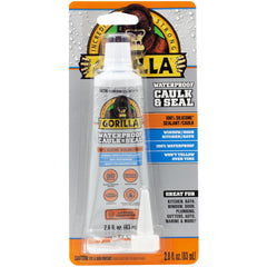 Caulk & Sealants; Chemical Type: Silicone; Product Type: Sealant; Container Size: 2.8 oz; Container Type: Tube; Color: Clear; Application: Kitchen, Bath, Window, Door, Plumbing, Gutters, Auto, Marine & More