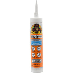 Caulk & Sealants; Chemical Type: Silicone; Container Size: 10 fl oz; Container Type: Cartridge; Color: White; Application: Kitchen, Bath, Window, Door, Plumbing, Gutters, Auto, Marine & More