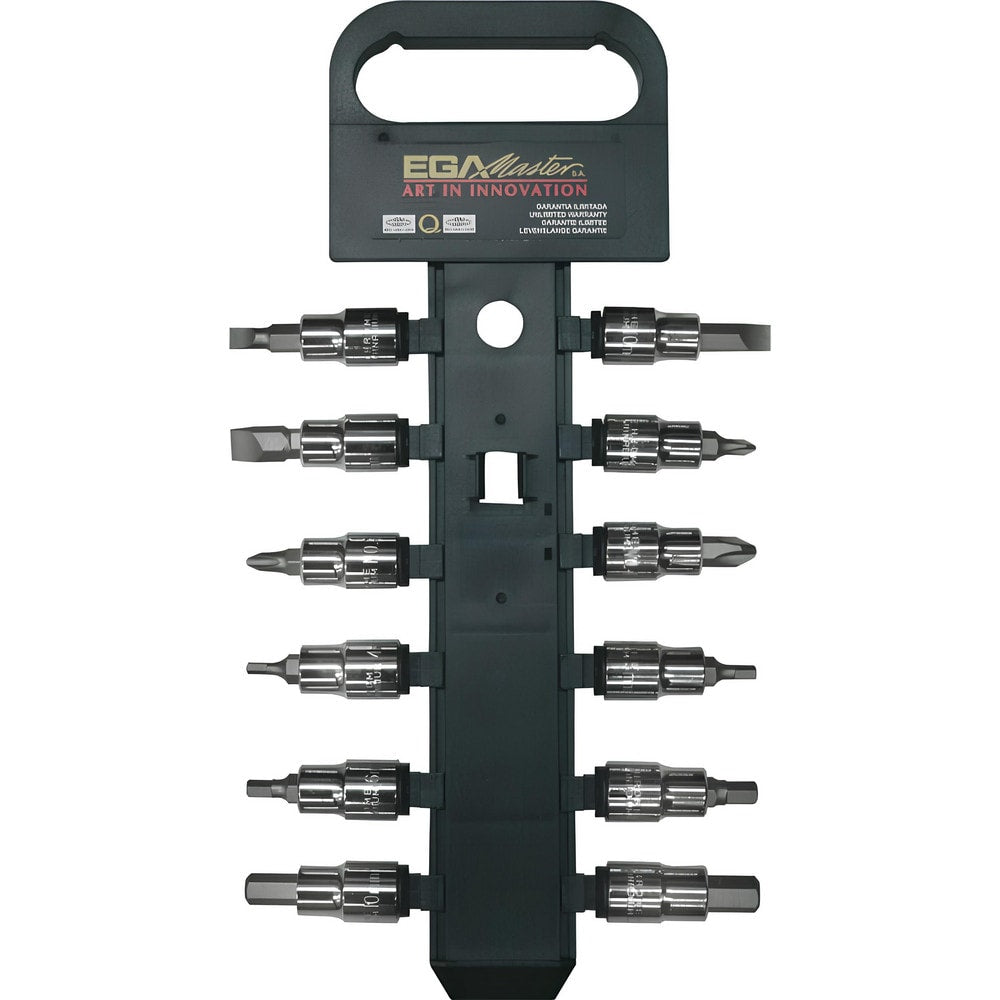 Power Screwdriver Power Bit Set: 12 Pc