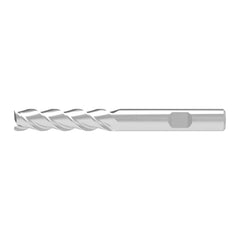 Square End Mill: 16.00 mm Dia, 63.00 mm LOC, 3 Flute, Solid Carbide