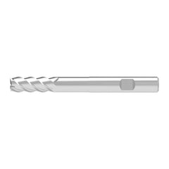 Square End Mill: 16.00 mm Dia, 41.00 mm LOC, 4 Flute, Solid Carbide