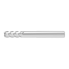 Square End Mill: 15.00 mm Dia, 41.00 mm LOC, 4 Flute, Solid Carbide