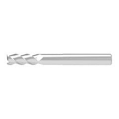 Square End Mill: 16.00 mm Dia, 41.00 mm LOC, 3 Flute, Solid Carbide