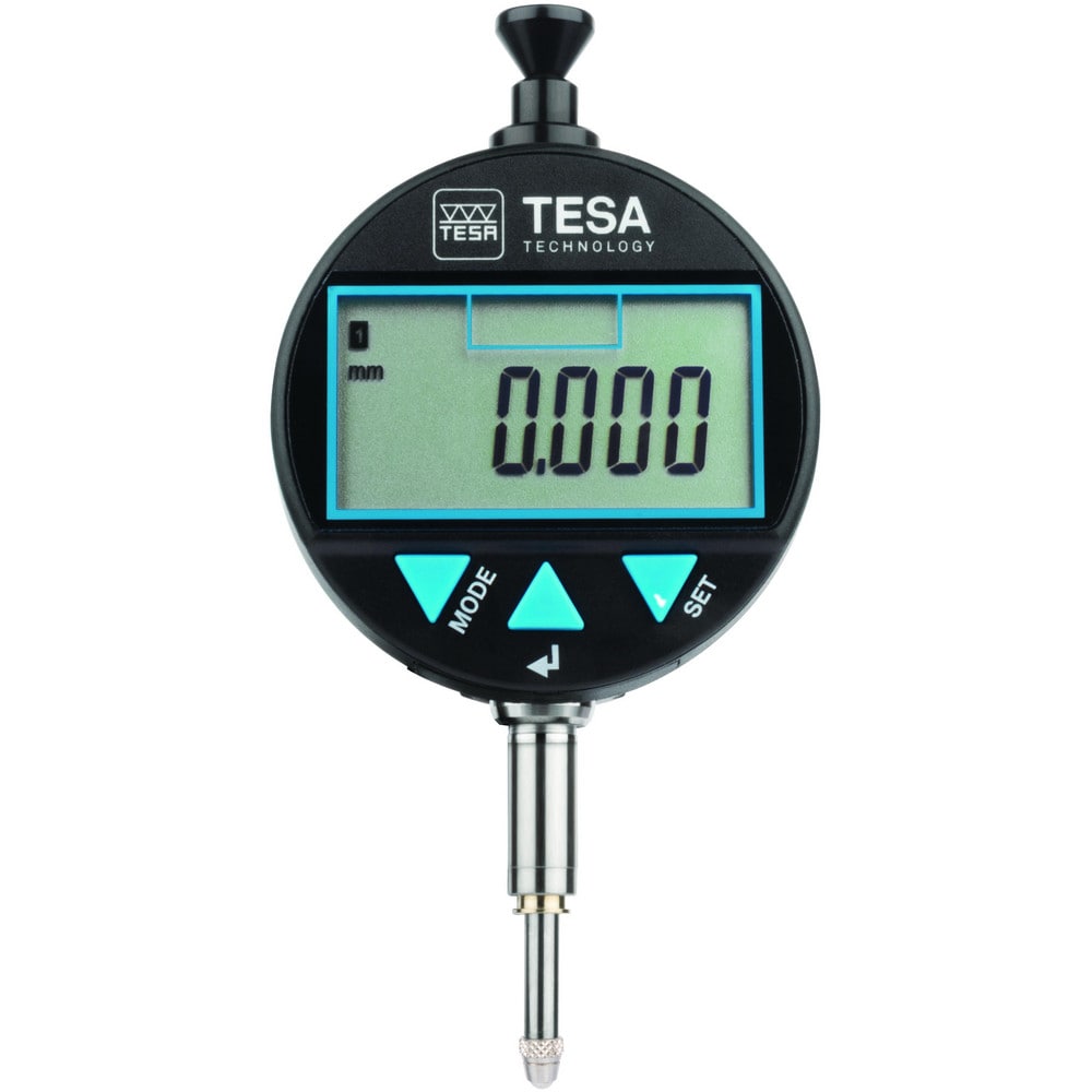 Electronic Test Indicator: 12.50 mm Max, MPEE, retractable plunger: 3 ¬µm & MPEP, 1 mm: 2,6 ¬µm Accuracy, Steel Contact Point