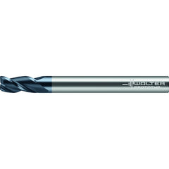 Corner Radius End Mill: 0.0470" Dia, 0.07" LOC, 0.0050" Radius, 3 Flute, Solid Carbide