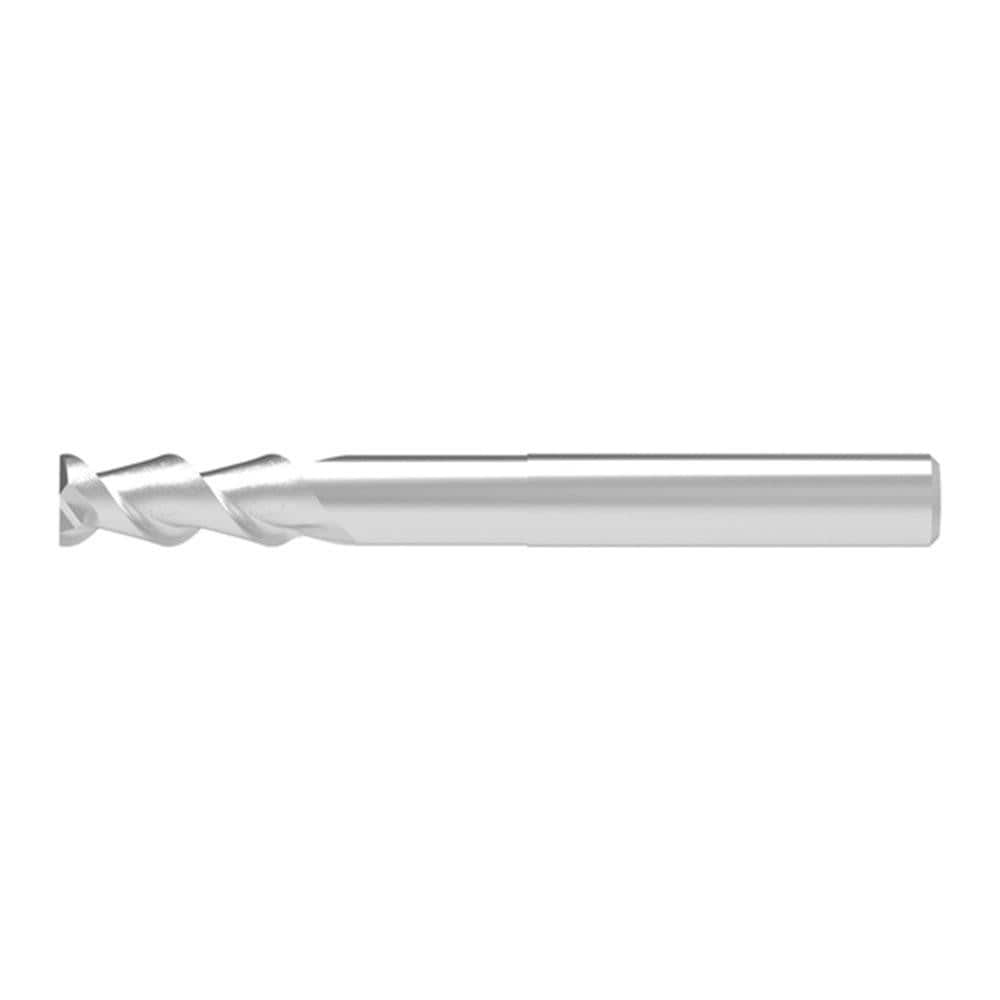 Square End Mill: 20.00 mm Dia, 22.00 mm LOC, 2 Flute, Solid Carbide