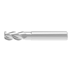 Square End Mill: 18.00 mm Dia, 36.00 mm LOC, 3 Flute, Solid Carbide