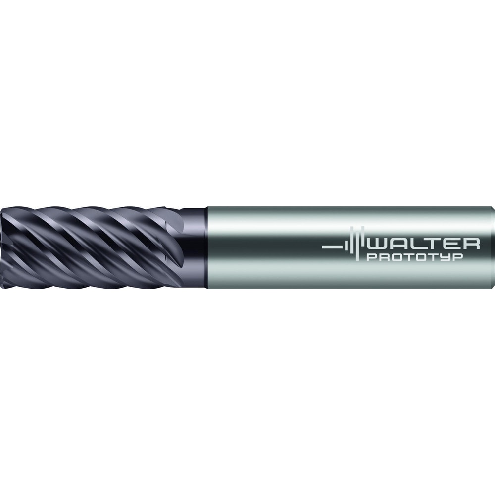 Corner Radius End Mill: 3/4" Dia, 7/8" LOC, 0.0300" Radius, 7 Flute, Solid Carbide