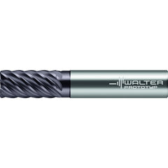 Corner Radius End Mill: 1" Dia, 1-1/2" LOC, 0.0300" Radius, 7 Flute, Solid Carbide