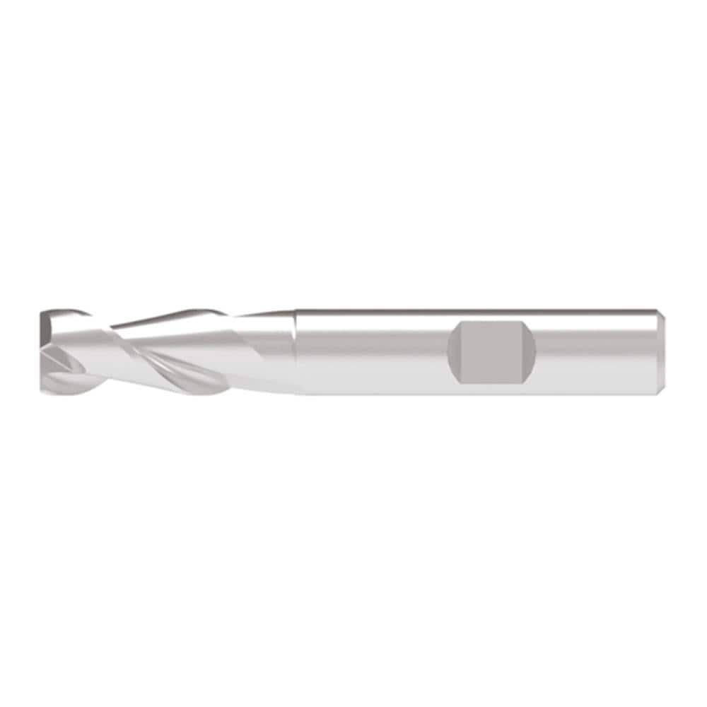 Square End Mill: 2 Flute, Solid Carbide