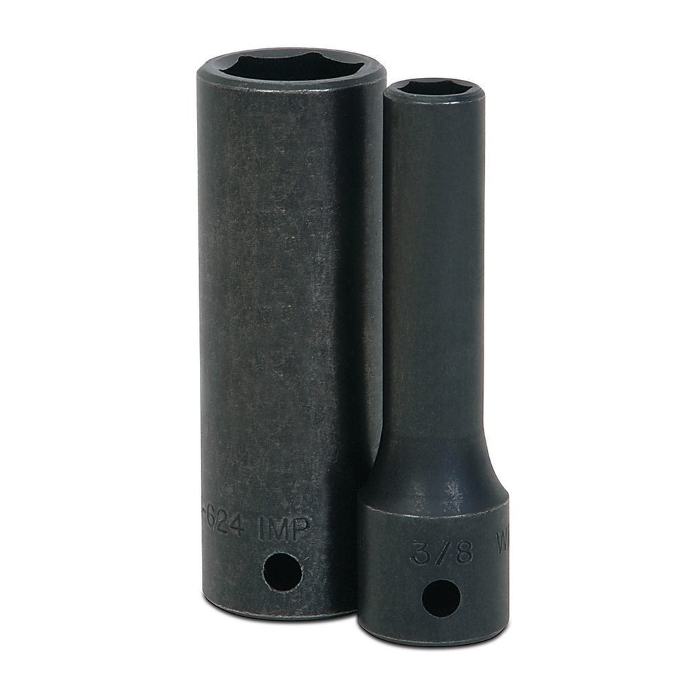 Impact Socket: 1/2" Drive, 5/8" Socket, Hex Drive