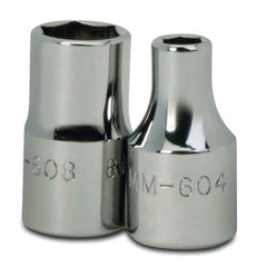 Standard  Hand Socket: 1/4" Drive, 13.00 mm Socket, 6-Point