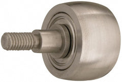 Plain Cam Follower: 1" Roller Dia, 0.625" Roller Width, 0.625" Stud Dia