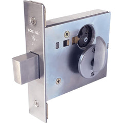 Deadbolts; Deadbolt Type: Deadbolt; Lock Type: Single Cylinder; Key Type: Keyless; Mount Type: Mortise; Material: Metal; Minimum Door Thickness: 1.75 in; Maximum Door Thickness: 1.75; Finish: Satin Chrome