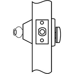 Deadbolts; Deadbolt Type: Deadbolt; Lock Type: Single Cylinder; Key Type: Schlage C; Mount Type: Through Hole; Material: Metal; Minimum Door Thickness: 1.75 in; Maximum Door Thickness: 1.75; Finish: Oil Rubbed Dark Bronze