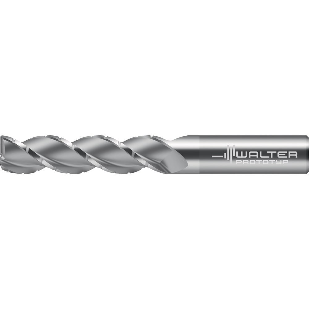 Corner Radius End Mill: 3/4" Dia, 2-1/4" LOC, 0.0300" Radius, 3 Flute, Solid Carbide