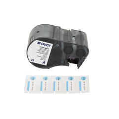 Labels, Ribbons & Tapes; Application: Label Printer Cartridge; Type: Label Printer Cartridge; Color Family: Blue; Color: Black on Blue, White