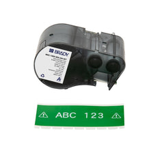 Labels, Ribbons & Tapes; Application: Label Printer Cartridge; Type: Label Printer Cartridge; Color Family: Green; Color: White on Green