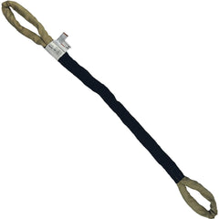 Eye & Eye Round Sling: 4' Long, 10600 lb Vertical Capacity, 8500 lb Choker Capacity