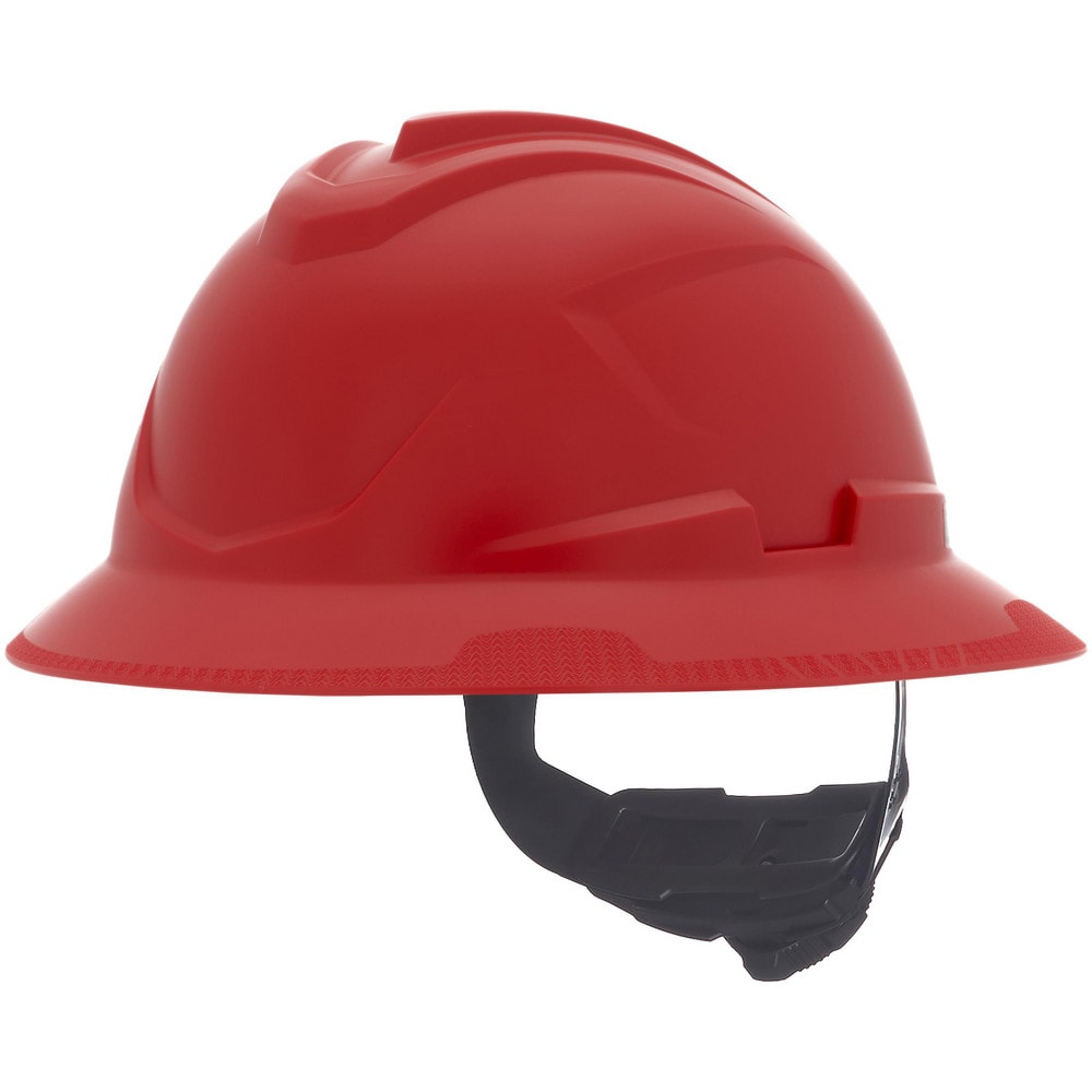 Hard Hat: Construction, Energy Company, Heat Protection, Manufacturing, Mining, Oil and Gas & Utilities, Full Brim, N/A, Class E, 4-Point Suspension