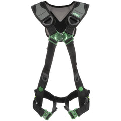 Fall Protection Harnesses:  400.000 Lb,  Standard Style,  Size X-Large,  For Confined Space, General Industry & General Purpose,  Polyester, Back D-Ring