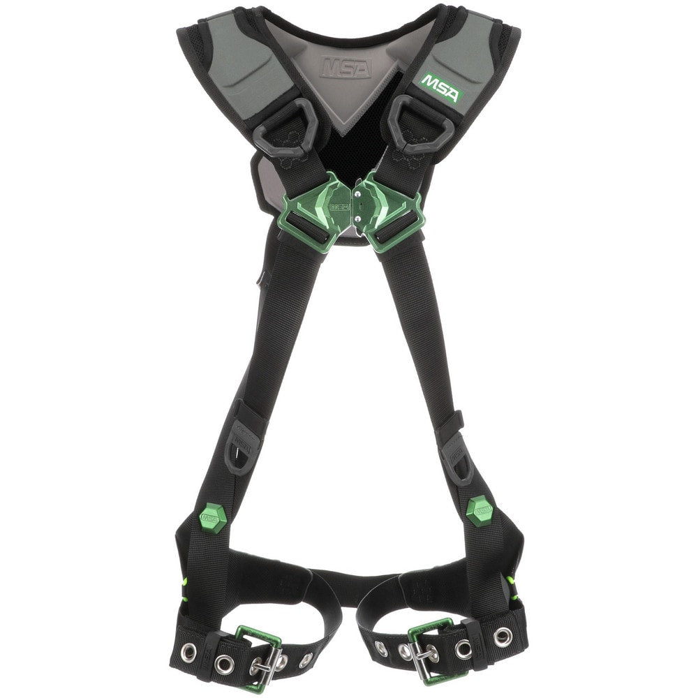 Fall Protection Harnesses:  400.000 Lb,  Standard Style,  Size 2X-Large,  For Confined Space, General Industry & General Purpose,  Polyester, Back D-Ring