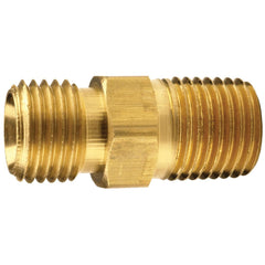 Brass & Chrome Pipe Fittings; Fitting Type: Male Union; Fitting Size: 1/4 x 1/4; End Connections: NPSM x NPTF; Material Grade: CA360; Connection Type: Threaded; Pressure Rating (psi): 1000; Fitting Shape: Straight; Thread Standard: NPTF, NPSM