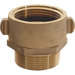 Brass & Chrome Pipe Fittings; Fitting Type: Male Swivel Adapter; Fitting Size: 2-1/2 x 2; End Connections: MNST x MNPT; Material Grade: 360; Connection Type: Threaded; Pressure Rating (psi): 175; Fitting Shape: Straight; Thread Standard: NPT, NST