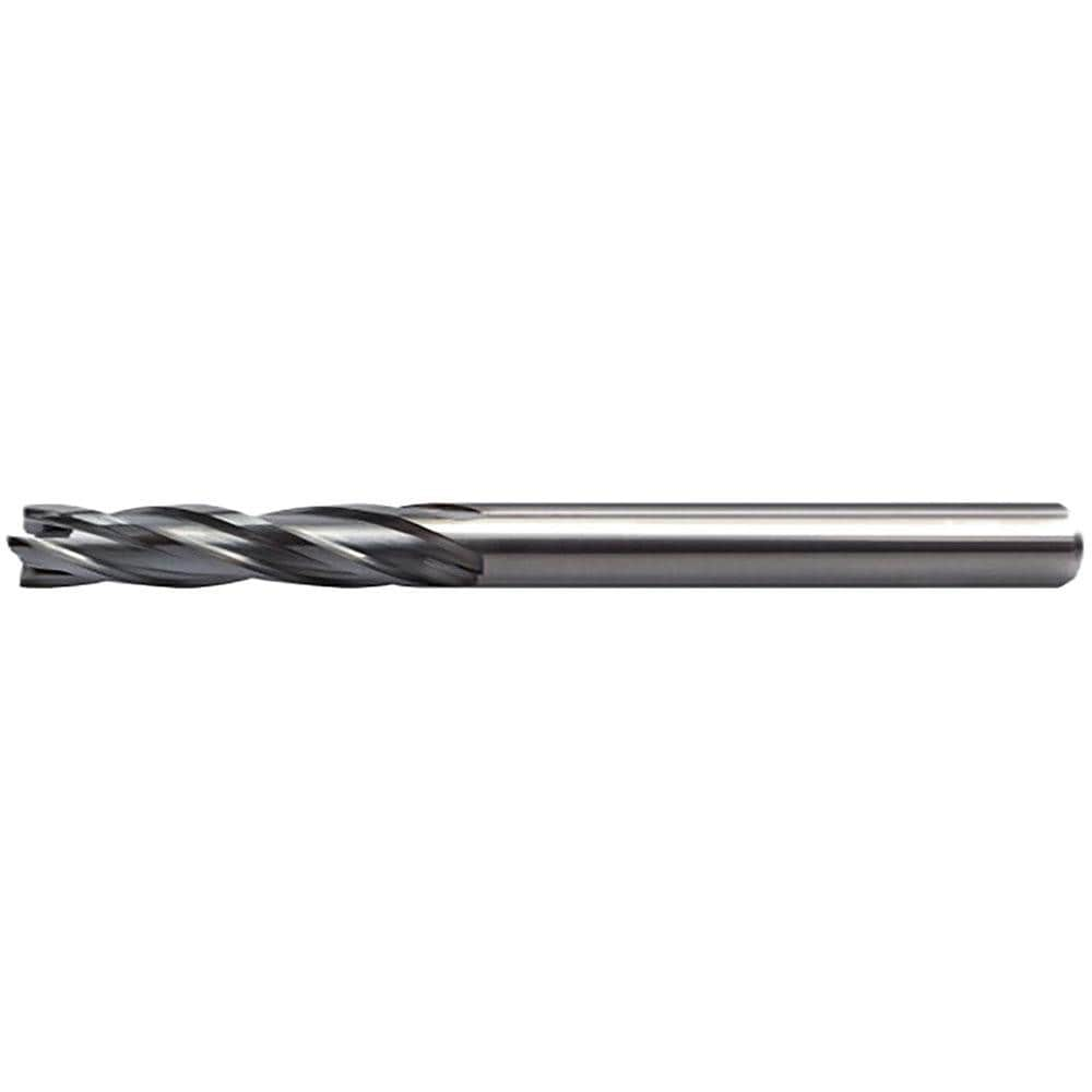 Square End Mill: 0.109" Dia, 0.3270" LOC, 4 Flute, Solid Carbide