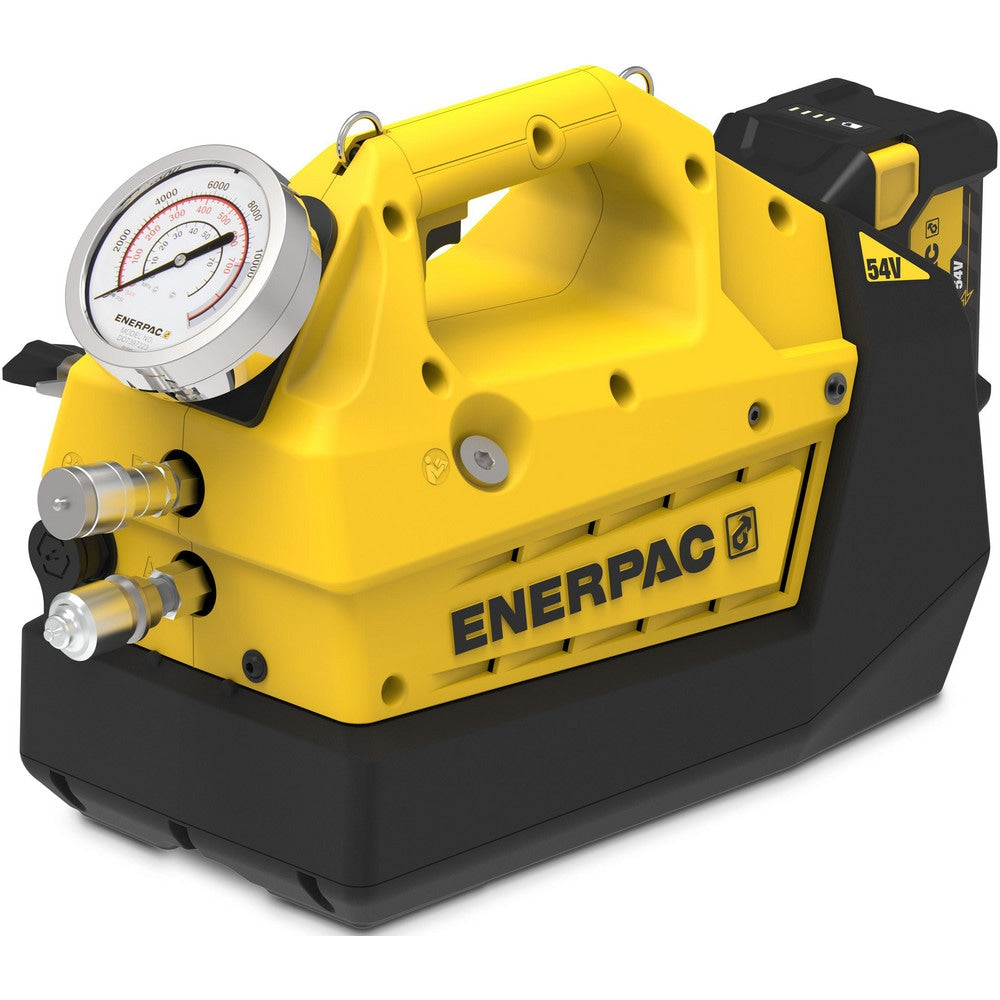 Power Hydraulic Pumps & Jacks; Type: Hydraulic Pump; 1st Stage Pressure Rating: 10000; Pressure Rating (psi): 10000; Oil Capacity: 4 L