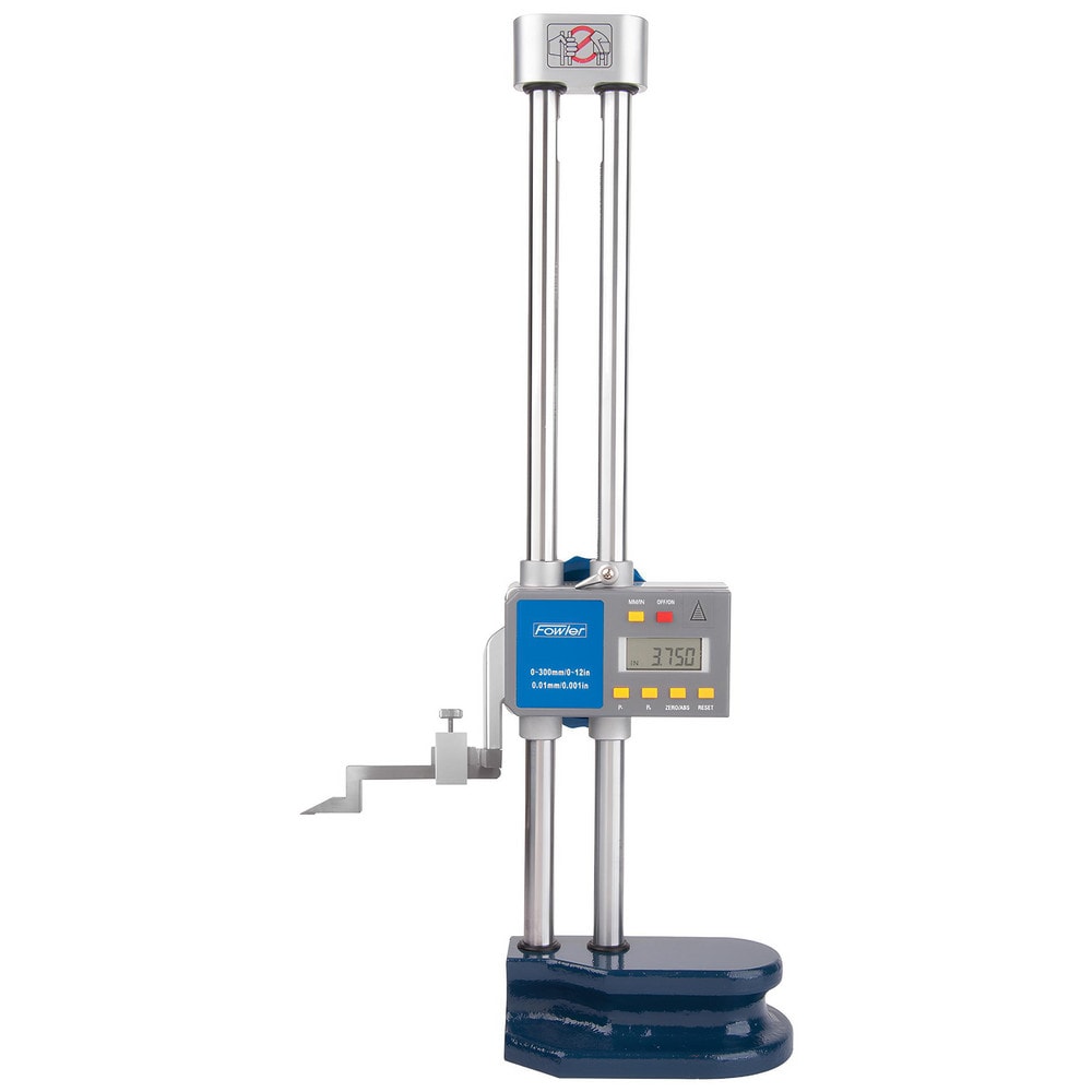 Electronic Height Gage: 24" Max, 0.0005" Resolution, +/-0.002" Accuracy