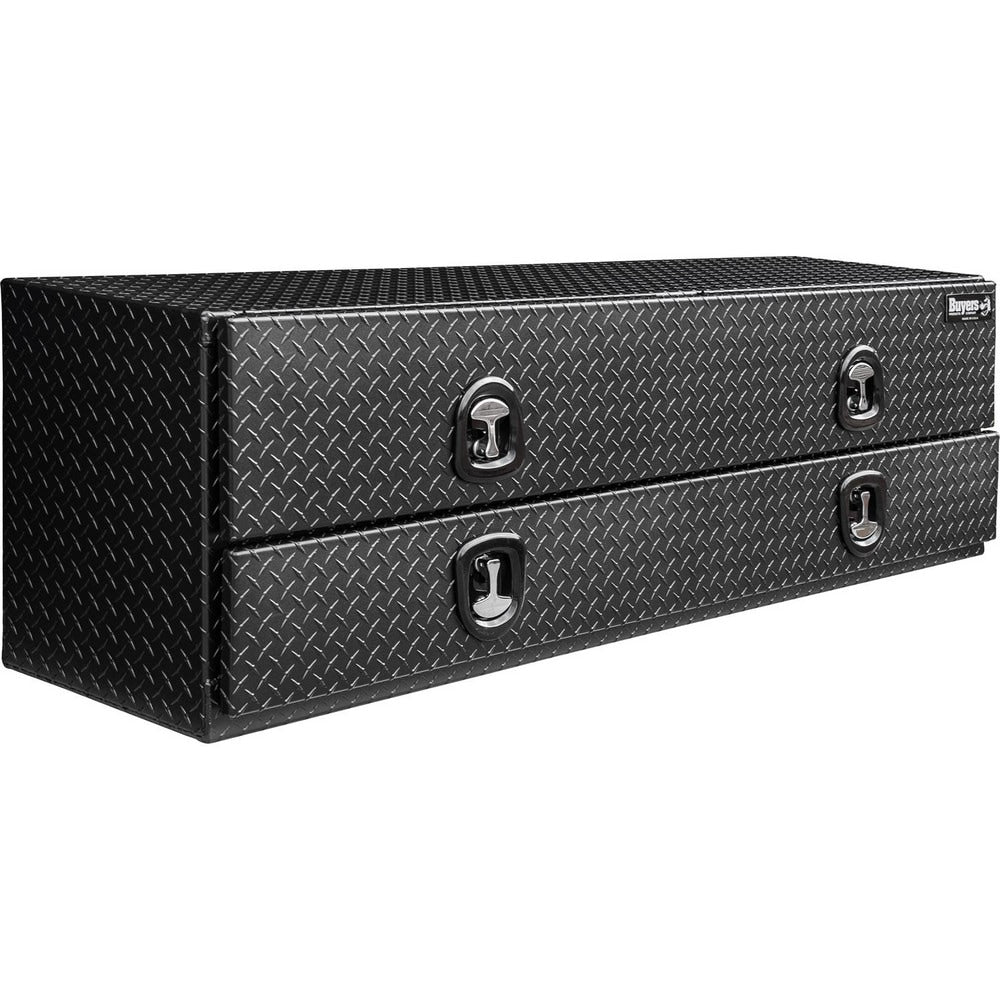 Truck Tool Storage Units; Type: Contractor Box; For Use With: Trucks; Storage Capacity (Cu. Ft.): 15.75; Color: Diamond Black, Matte Black; Material: Aluminum