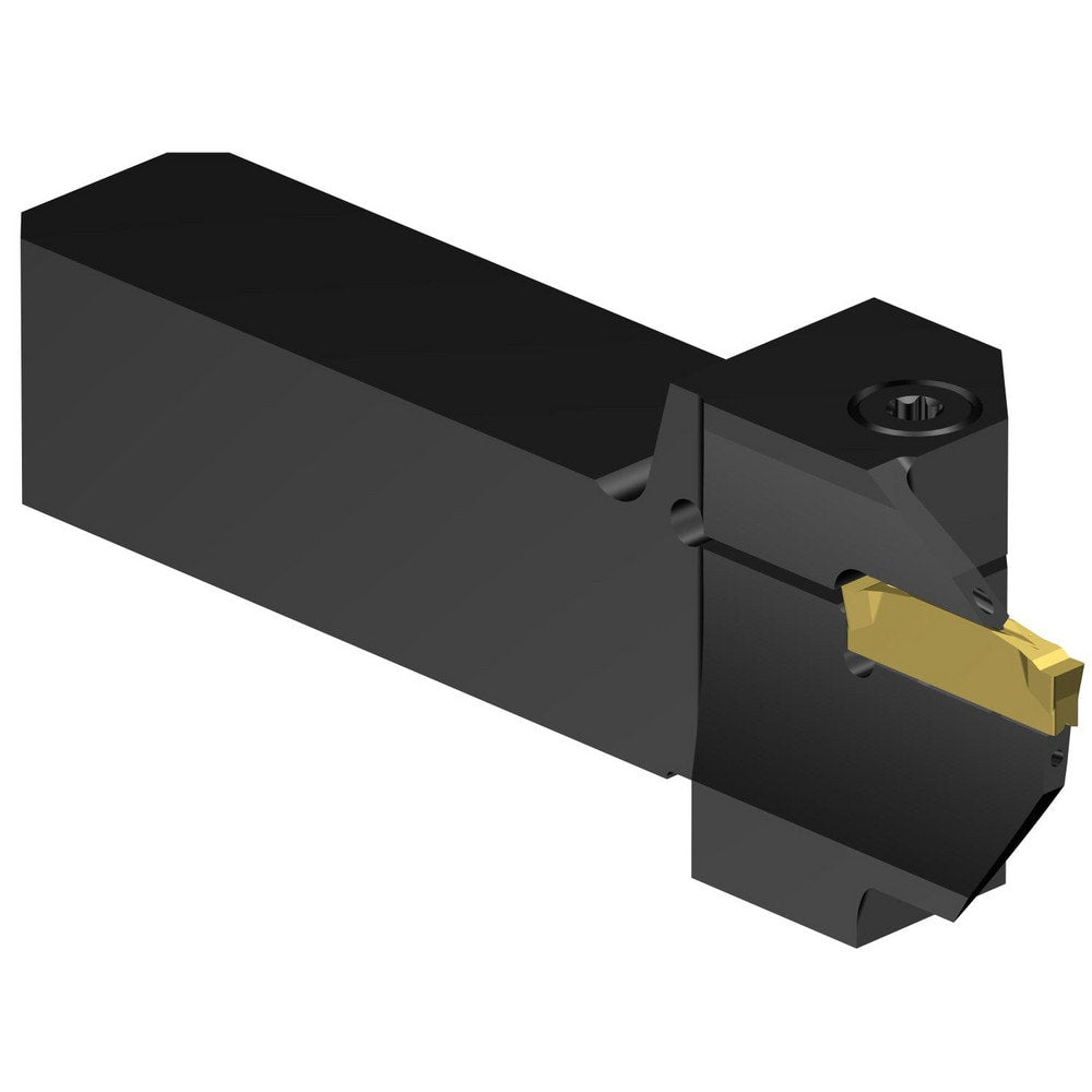 Indexable Grooving Toolholder:  C2A-QS20-LFG15B-090CB, Left Hand, 0.1575" Max Groove Width