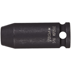 Impact Socket: 3/8" Drive, 7/16" Socket, Square Drive