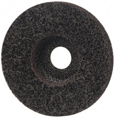 Deburring Disc: 4-1/2" Dia, 7/8" Hole, Medium Grade, Aluminum Oxide