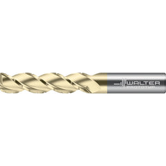 Corner Radius End Mill: 3/4" Dia, 3-1/4" LOC, 0.0150" Radius, 3 Flute, Solid Carbide