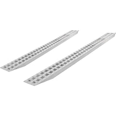 Truck Ramps; For Use With: Trailers; Length (Inch): 192; Width (Inch): 18; Load Capacity (Lb.): 5000.000; Material: Aluminum; Color: Silver; Finish Coating: None