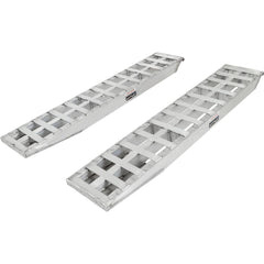 Truck Ramps; For Use With: Trailers; Length (Inch): 72; Width (Inch): 14; Load Capacity (Lb.): 12000.000; Material: Aluminum; Color: Silver; Finish Coating: None