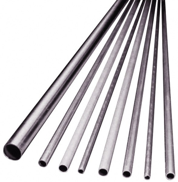 Aluminum Round Tubes; Material: Aluminum; Outside Diameter (Inch): 7/32; 0.218 in; Inside Diameter: 0.191 in; Inside Diameter (Inch): 0.191 in; Wall Thickness (Decimal Inch): 0.014 in; Length (Inch): 12 in; Alloy Type: 3003; Inside Diameter (Decimal Inch)