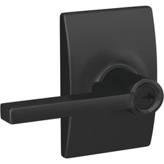 Lever Locksets; Lockset Type: Tubular Lock; Key Type: Schlage C; Back Set: 2-3/8 & 2-3/4; Cylinder Type: Schlage C Keyway; Material: Metal; Door Thickness: 1 3/8 to 1 3/4; Finish: Flat Black Coated