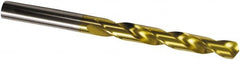 Jobber Drill: 3.35 mm Dia, 118 deg Point, High Speed Steel