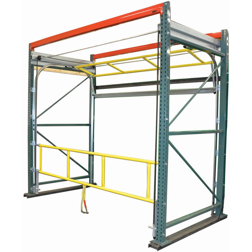 Rail Safety Gates; Material: Steel; Overall Width: 60 in; Width (Inch): 60; Self Closing: No; Color: Safety Yellow