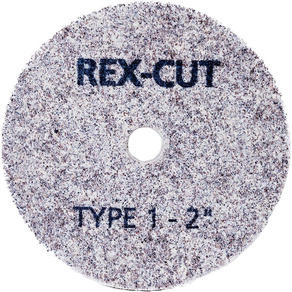 Deburring Wheel: 2" Dia, 3/8" Face Width, 3/8" Hole, Aluminum Oxide