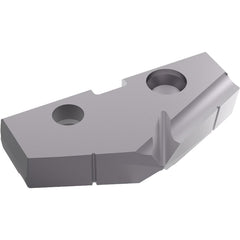 Spade Drill Insert: 35.30 mm Dia, Seat Size 3, Carbide, 132 deg Point