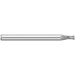 Corner Radius End Mill: 5/64" Dia, 0.117" LOC, 0.0050" Radius, 2 Flute, Solid Carbide