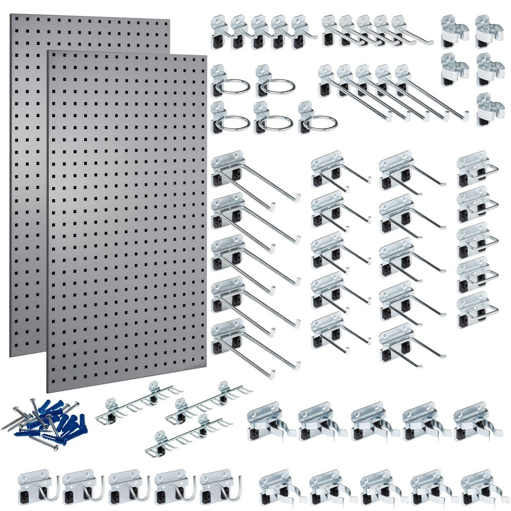 Pegboard Kit: 24 x 42-1/2", Steel