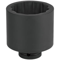 Impact Socket: 1" Drive, 1-3/16" Socket, Square Drive