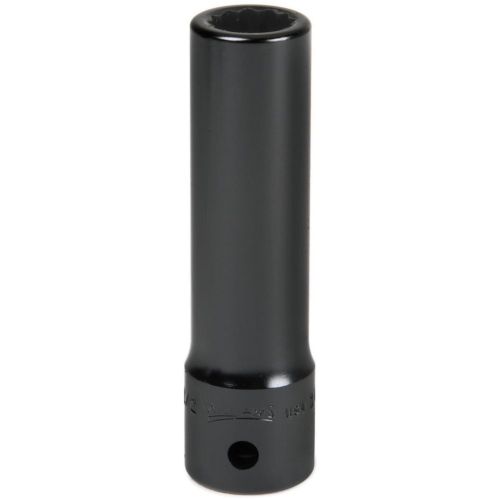 Impact Socket: 1/2" Drive, 16 mm Socket, Square Drive