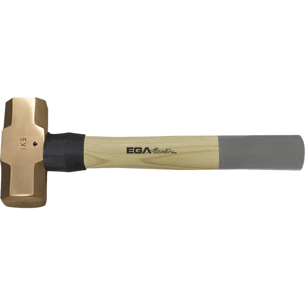 Sledge Hammers; Head Weight (Lb): 5.5116; Tool Type: Sledge Hammer; Head Material: Beryllium Copper; Head Weight Range: 3 to 5.9 Lb; Handle Material: Hickory; Overall Length Range: 25 to 35.9