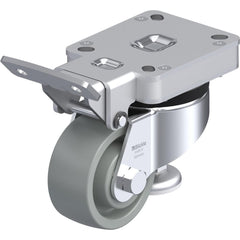 Specialty Casters; Mount Type: Plate; Style: Double Ball; Wheel Type: Solid; Bearing Type: Ball; Wheel Diameter: 3.125; Wheel Width: 1.4375